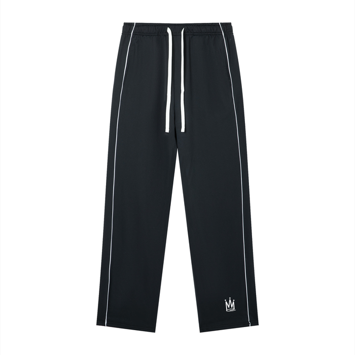 Piping Straight-Leg Sweatpants