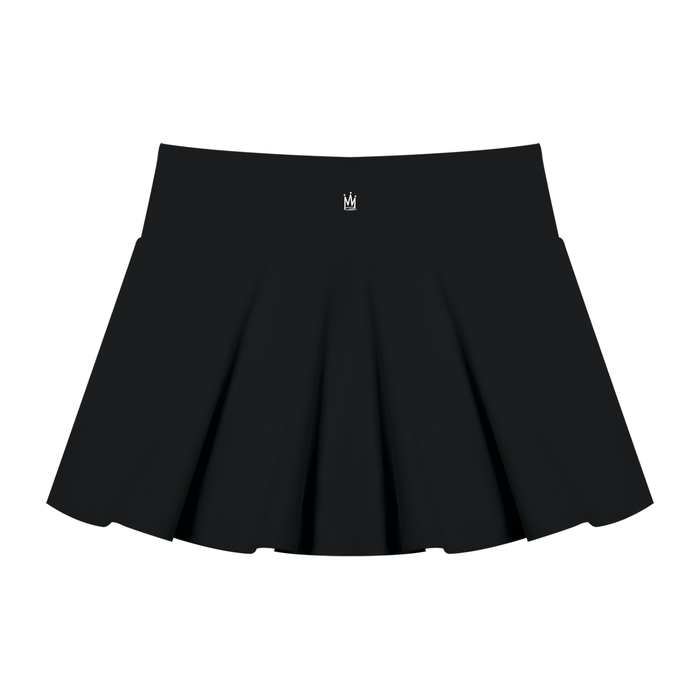 Pleated A-Line Skirt