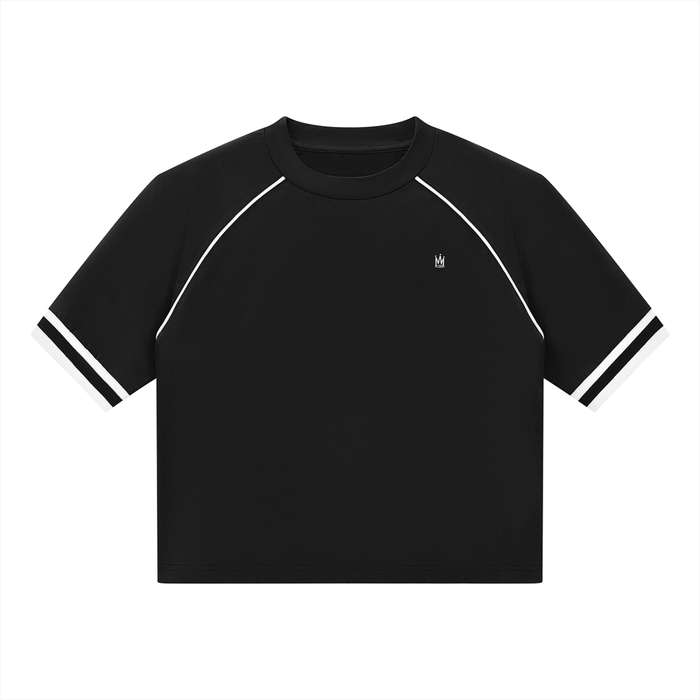 Ribbed Raglan Tee