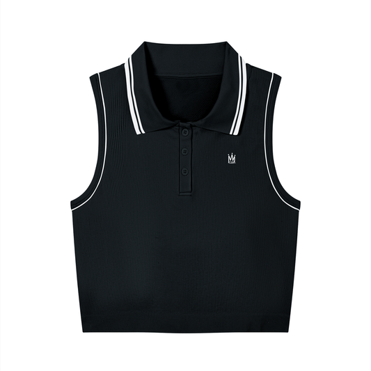 Collared Yoga Tank