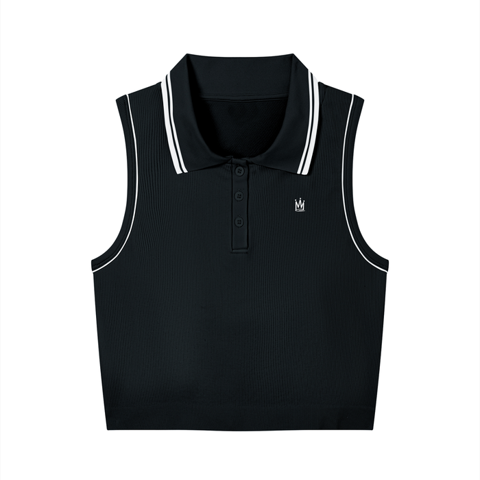 Collared Yoga Tank