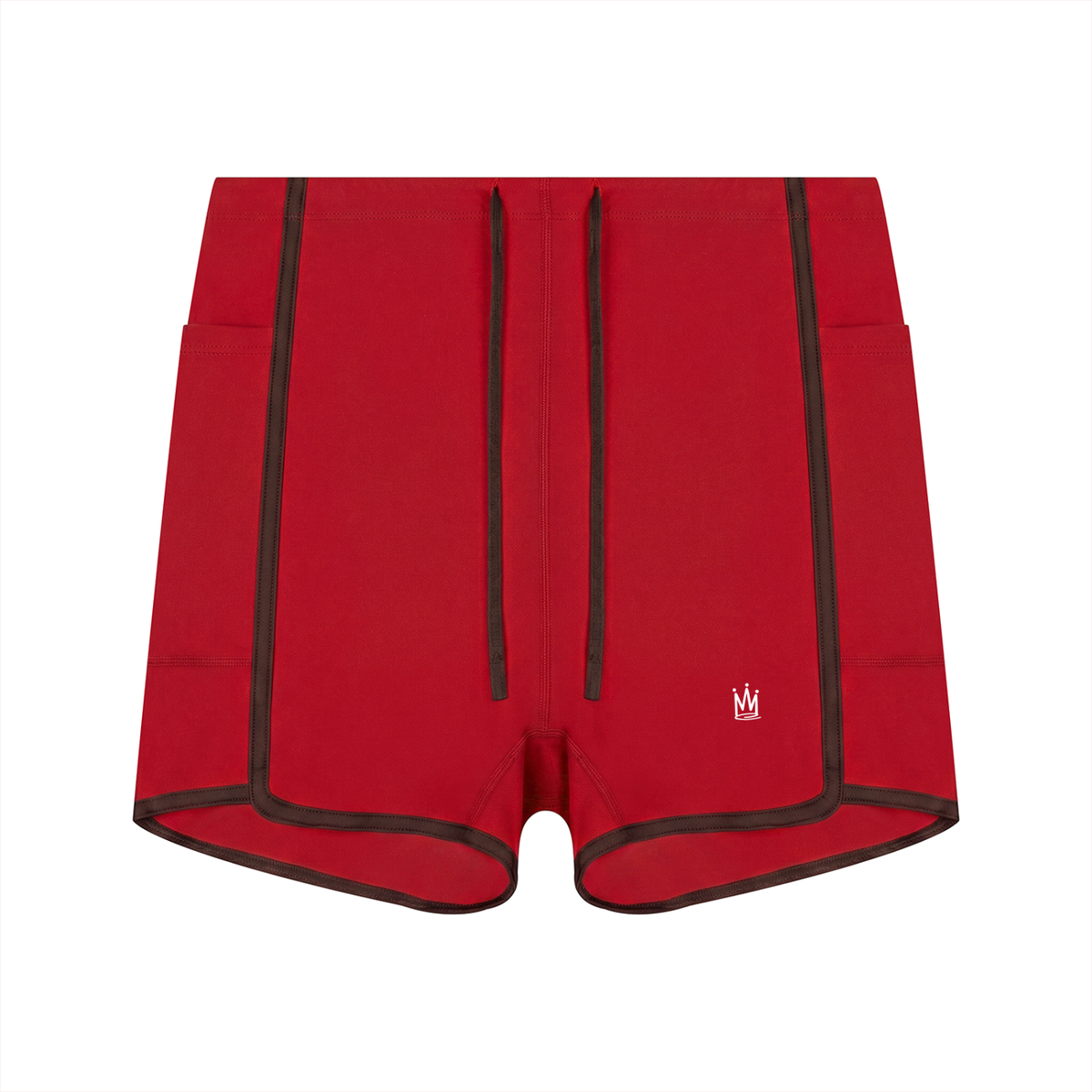 Colorblock High-Rise Shorts