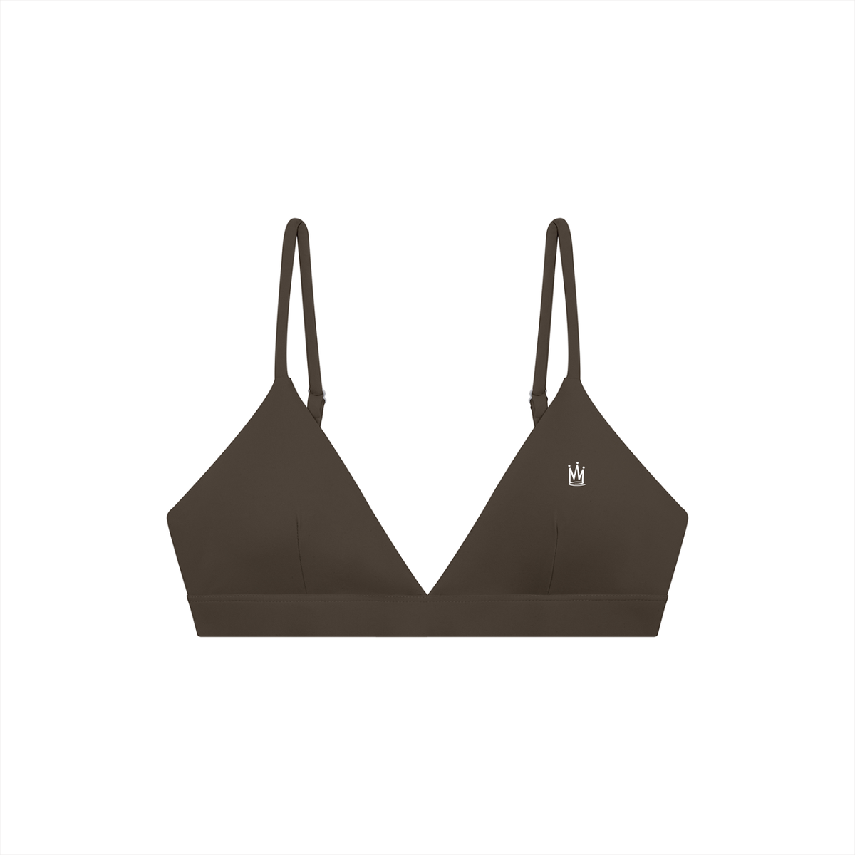 Cropped V-Neck Bra