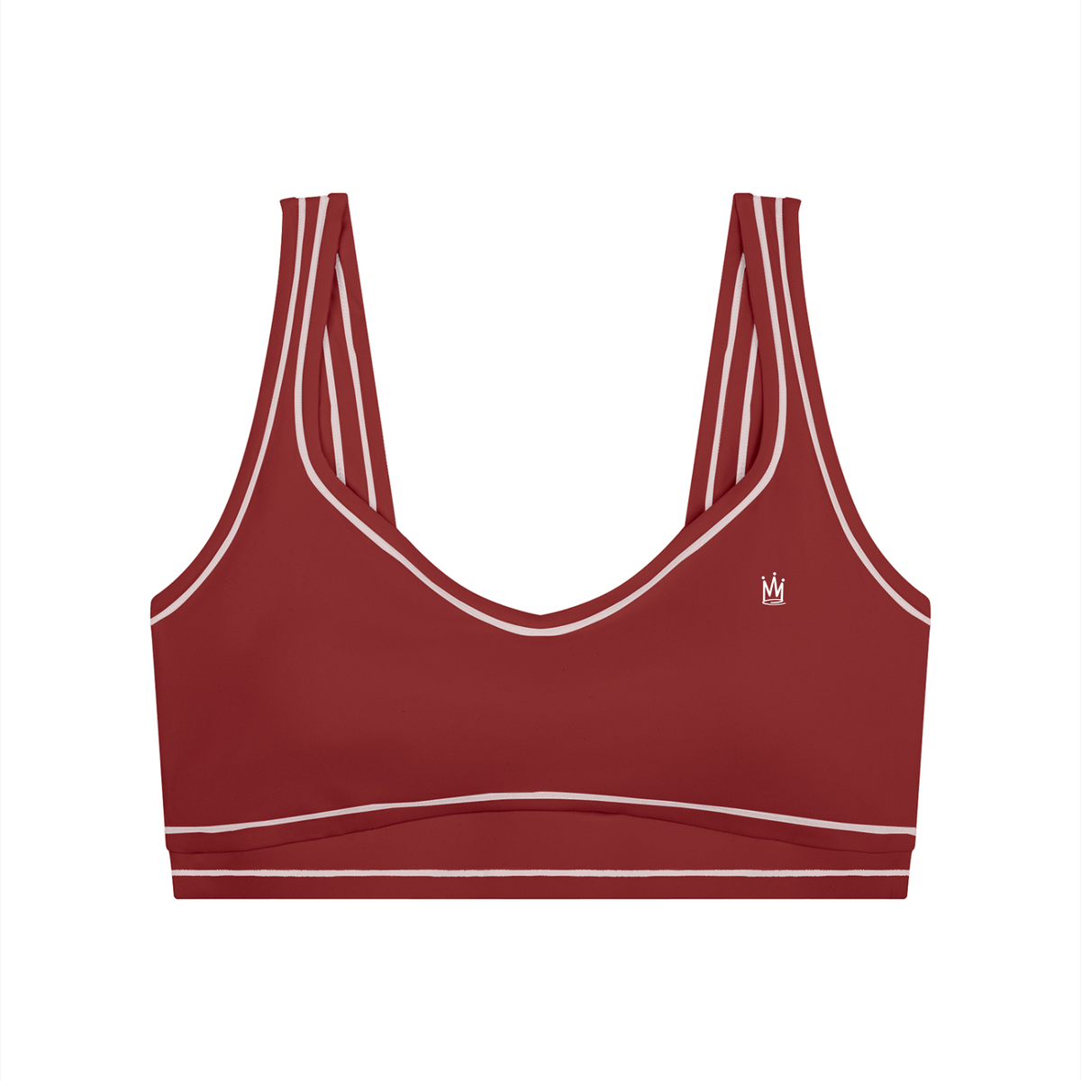 Topstitch U-Neck Bra