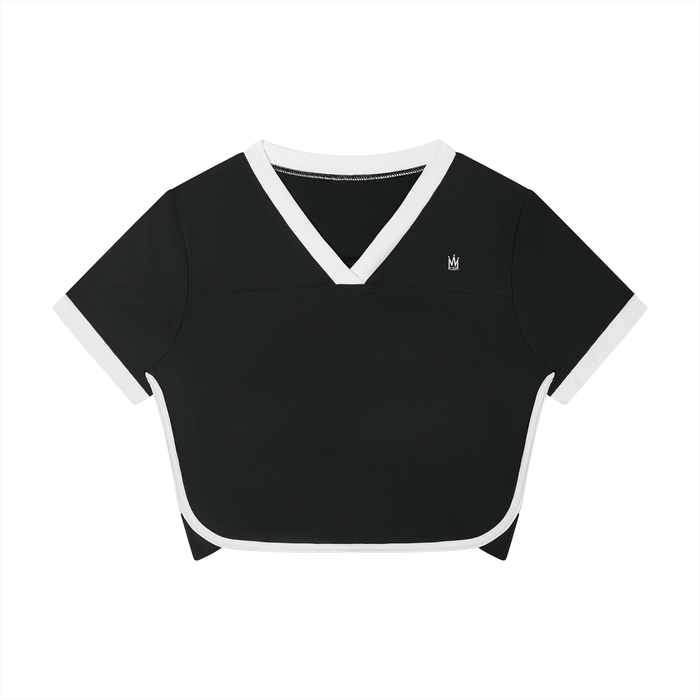 Colorblock V-Neck Tee